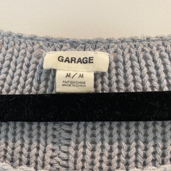 Oversized Cropped Knit Sweater - Picture 4 of 4